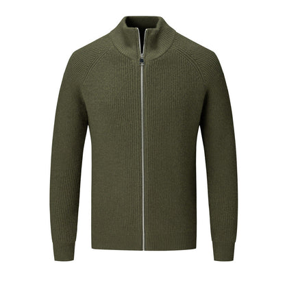 Bryan - Stylowy sweter z zamkiem dla mężczyzn