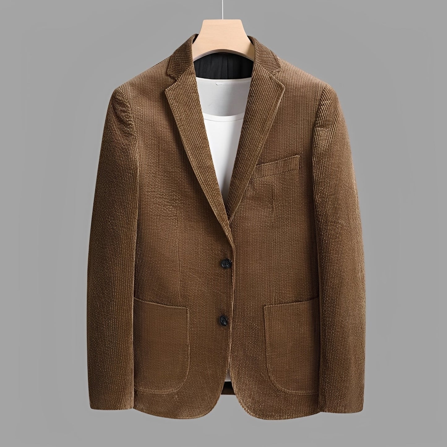 Joshua - Elegancki sztruksowy blezer dla mężczyzn
