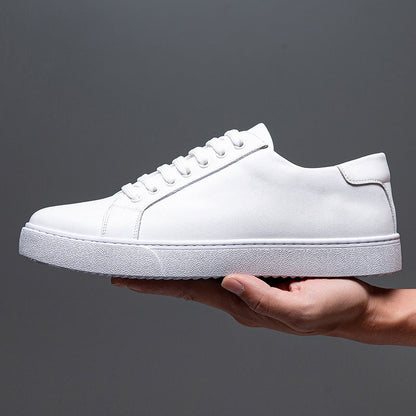 Daniel - Luźny sneaker z szczotkowanej skóry dla mężczyzn