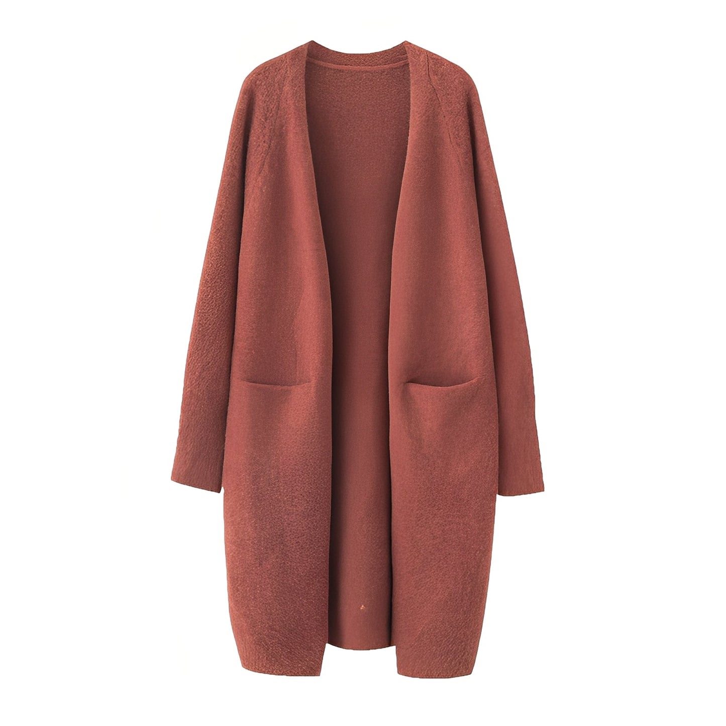 Claudie - Damski, klasyczny, długi kardigan