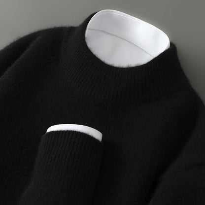 Wayne - Retro-sweter z grubego kaszmiru dla mężczyzn