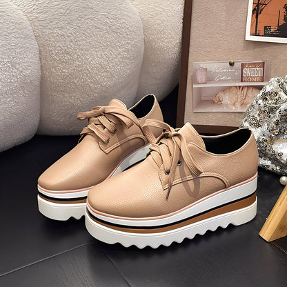 Joanne - Modne sneakersy na platformie z grubą podeszwą dla kobiet