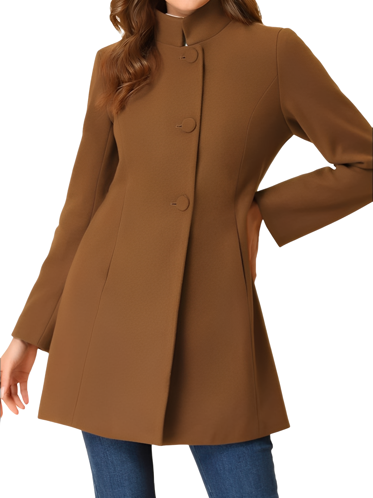 Kaitlyn - Elegancka, wąska kurtka z zapięciem na guziki dla kobiet