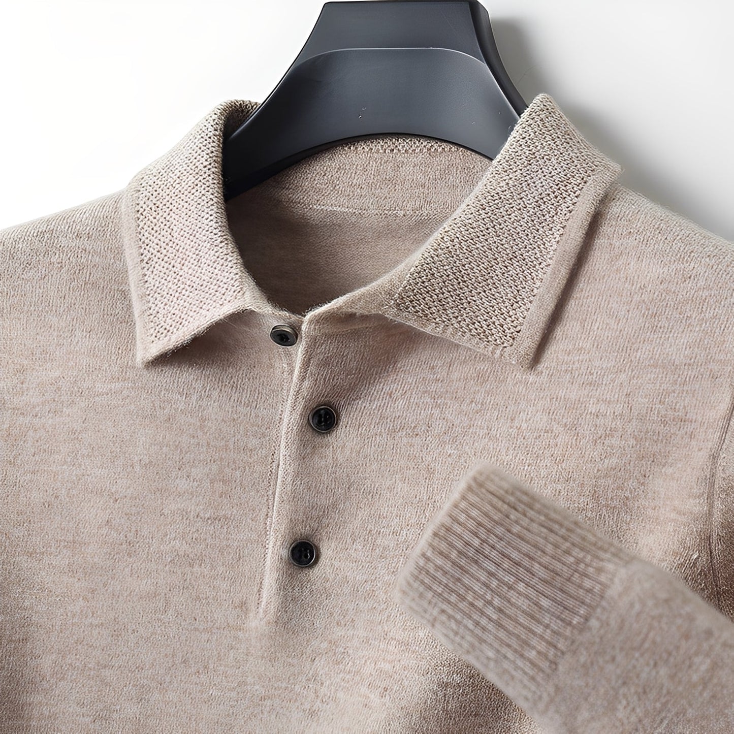 Soren - Nowoczesny polo sweter dla mężczyzn