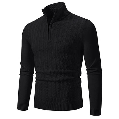 Derryl - Stylowy sweter z wzorem warkoczowym dla mężczyzn