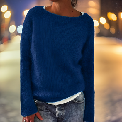 Abeeha - Sweter oversize w kolorze jodły dla kobiet