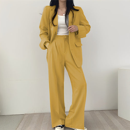 Meghan - Stylowy dwuczęściowy zestaw z tweedu dla kobiet