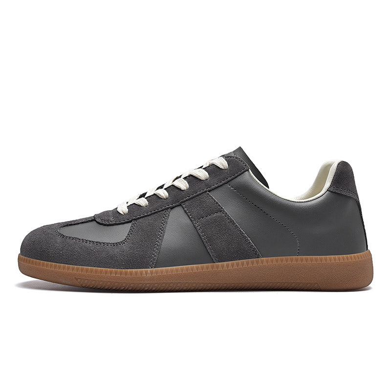 Gino - Klasyczne miękkie sneakersy z grubymi podeszwami dla mężczyzn