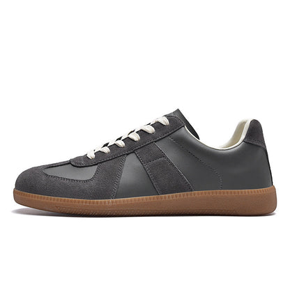 Gino - Klasyczne miękkie sneakersy z grubymi podeszwami dla mężczyzn