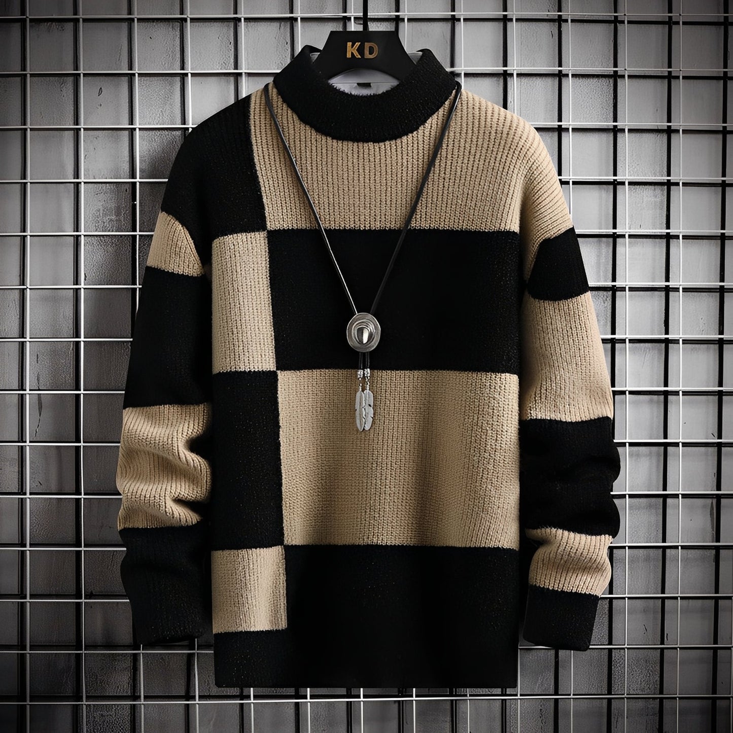 Billy - Nowoczesny, luźno siedzący sweter dla mężczyzn