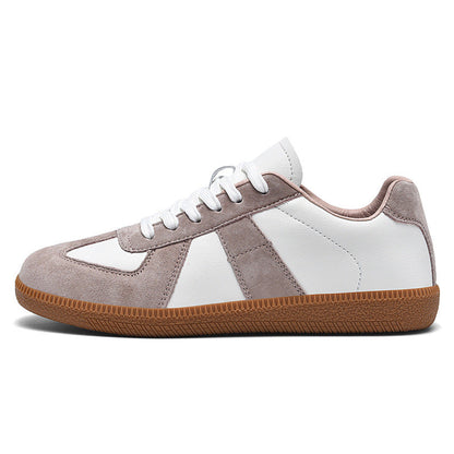 Irene - Stylowe sneakersy ze skóry i canvasu dla kobiet