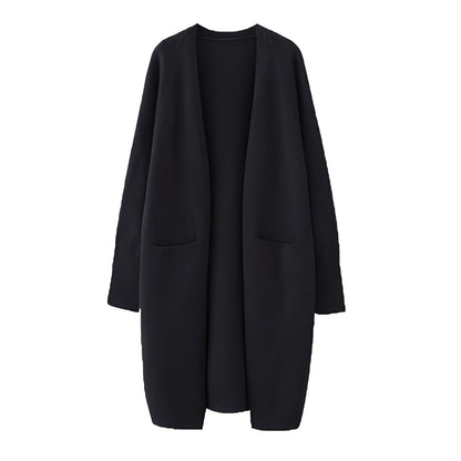 Claudie - Damski, klasyczny, długi kardigan