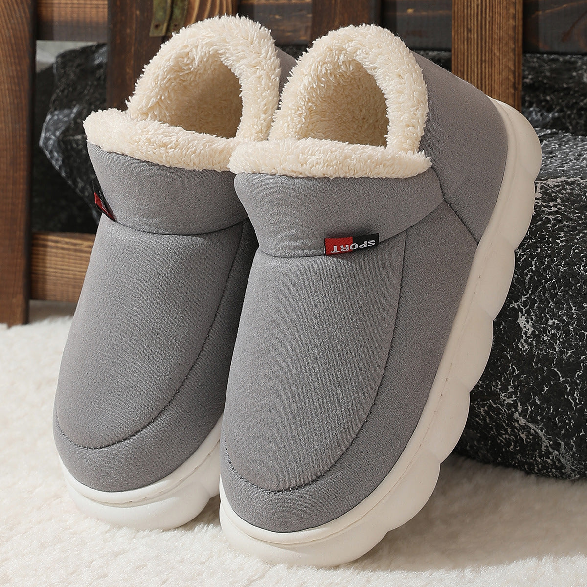 Rebecca - Stylowe, ciepłe pluszowe sneakersy dla kobiet