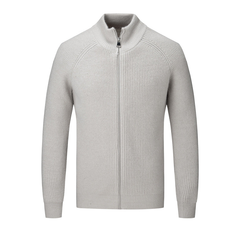 Bryan - Stylowy sweter z zamkiem dla mężczyzn