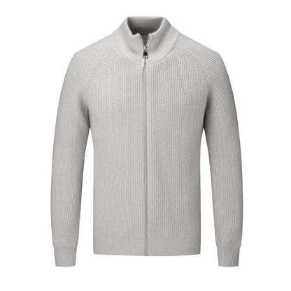 Bryan - Stylowy sweter z zamkiem dla mężczyzn