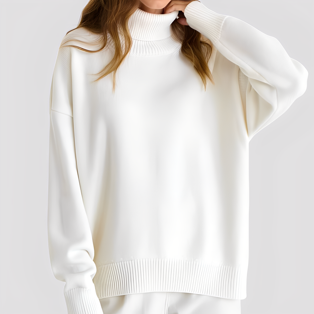 Nylah - Prosty oversize golf dla kobiet