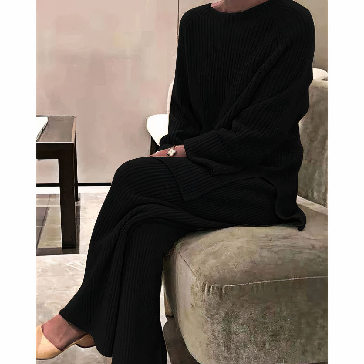 Samantha – Zestaw Sweter i Spodnie na Codzienny Luz