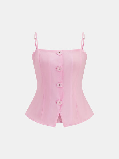 Plisowana spódnica maxi i krótki top damski w eleganckim komplecie