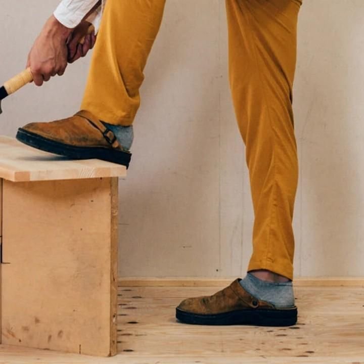 Berken – Męskie skórzane kapcie z ergonomiczną konstrukcją