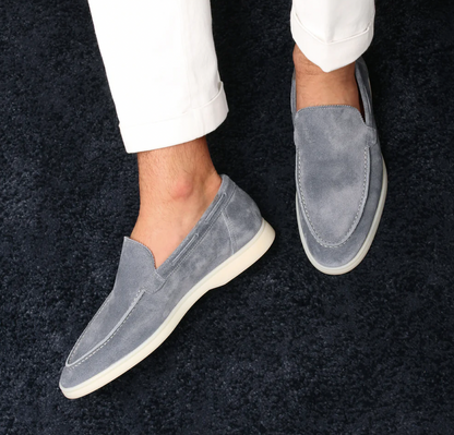 Lorenzo - Klasyczne zamszowe loafers dla mężczyzn
