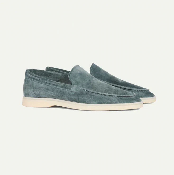 Lorenzo - Klasyczne zamszowe loafers dla mężczyzn