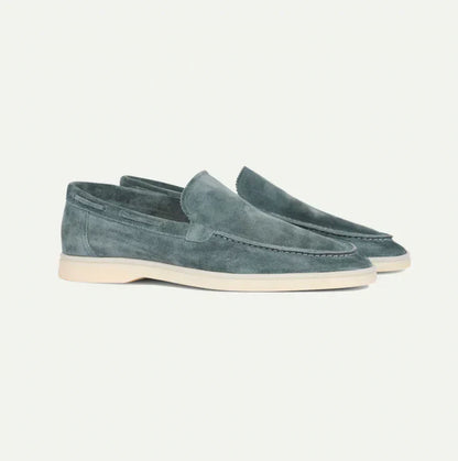 Lorenzo - Klasyczne zamszowe loafers dla mężczyzn