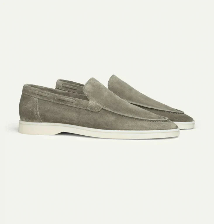 Lorenzo - Klasyczne zamszowe loafers dla mężczyzn