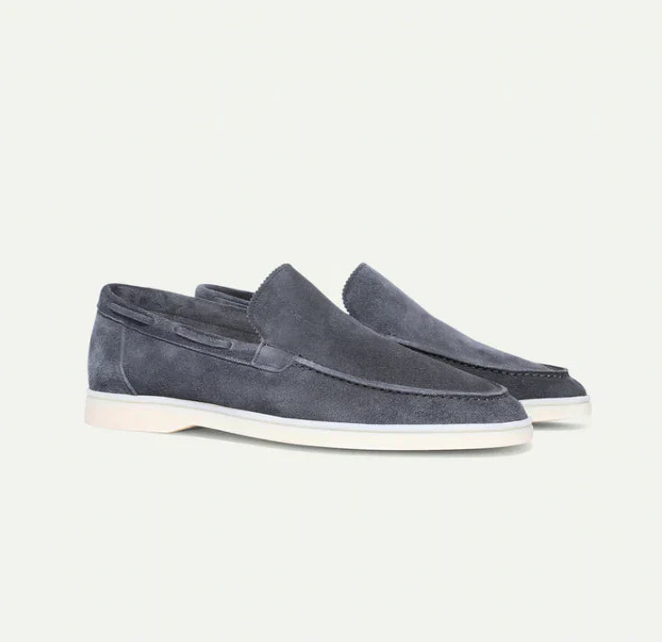 Lorenzo - Klasyczne zamszowe loafers dla mężczyzn