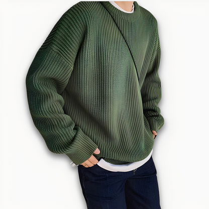 Abdias - Sweter oversize z dzianiny dla mężczyzn