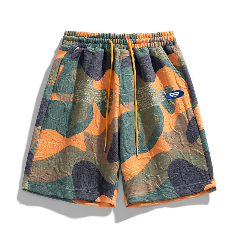 Męskie Szorty Camo Z Elastyczną Talią