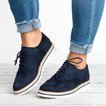 Sloane - Oxford-sznurowane buty z wycięciem