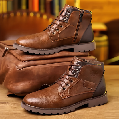 Dylam - Buty skórzane codzienne dla mężczyzn