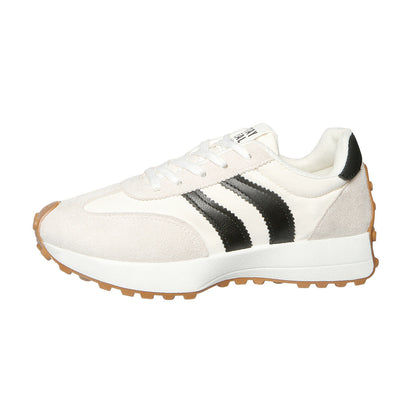 Damskie Sneakersy Retro Zamszowe Z Nylonu