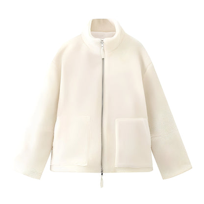 Andréa - Damska kurtka polarowa w stylu oversize