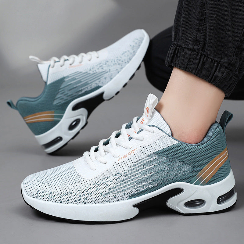 Widok z boku męskich sneakersów z ergonomiczną podeszwą