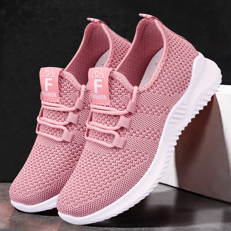 Lekkie uniseksowe sneakersy dzianinowe wsuwane z piankową podeszwą