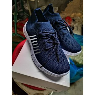Damskie Lekkie Sneakersy Dzianinowe Z Siateczkową Cholewką