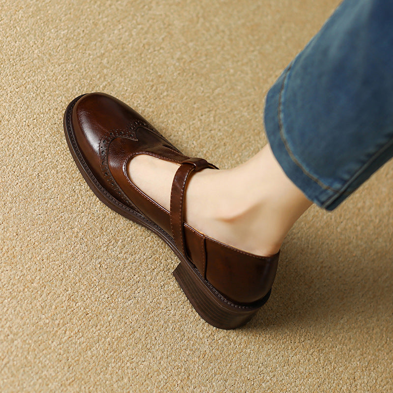 Damskie Klasyczne Buty Na Średnim Obcasie