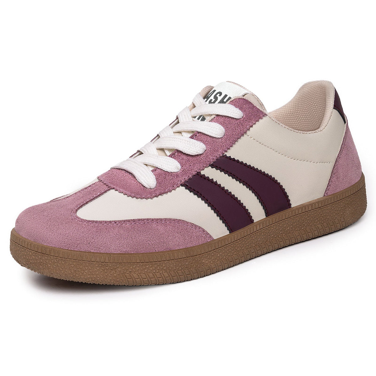 Kobiety Sneakersy Retro Zamszowo Tekstylne Z Profilowaną Podeszwą