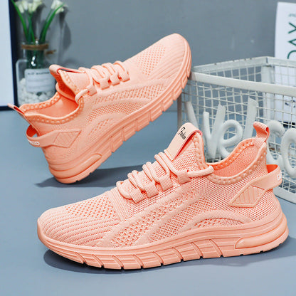 Uniseksowe sneakersy biegowe z dzianinową cholewką