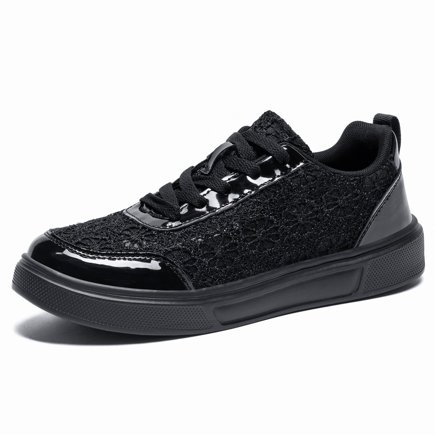Damskie Sneakersy Na Platformie Z Koronką
