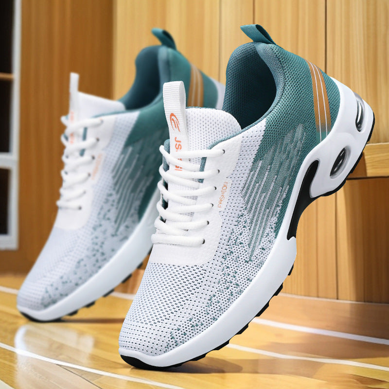 Męskie sneakersy treningowe z dzianiny i podwójną poduszką