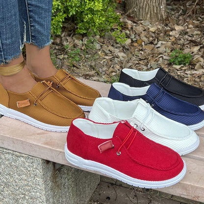 Damskie sneakersy wsuwane z prążkowanym tekstylnym materiałem