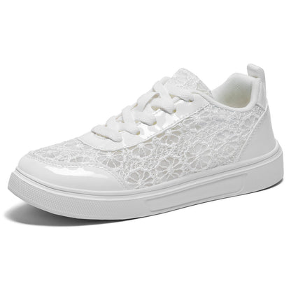 Para damskich sneakersów na platformie w eleganckim codziennym stylu