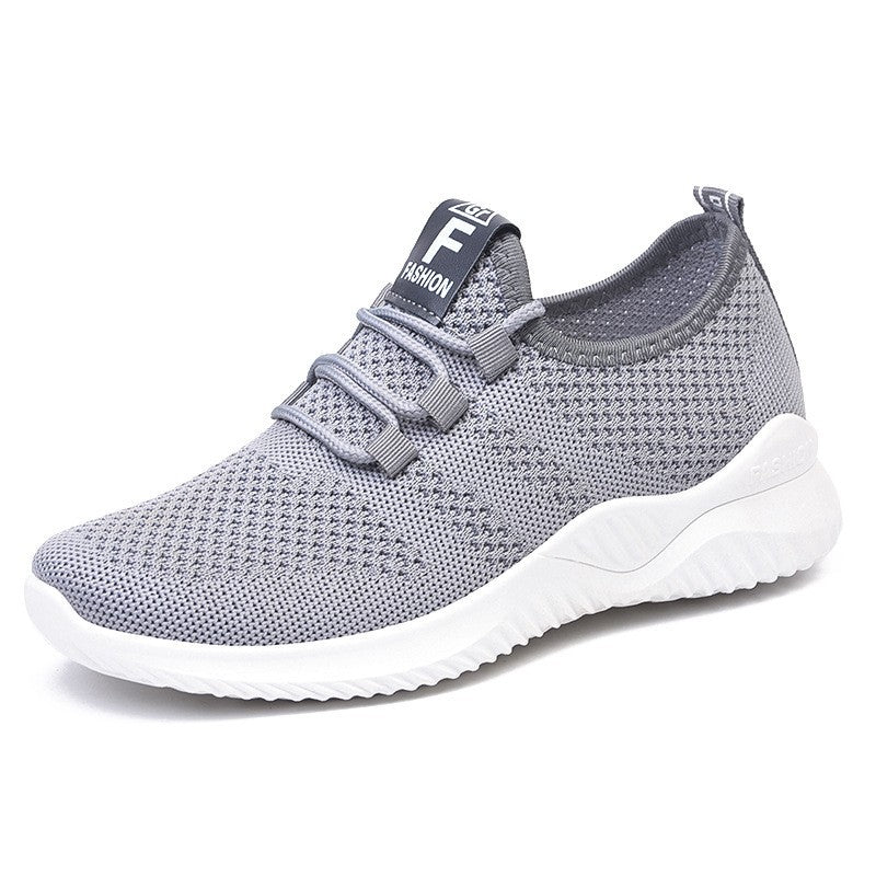 Uniseksowe Lekkie Sneakersy Dziane Wsuwane Z Podeszwą Piankową