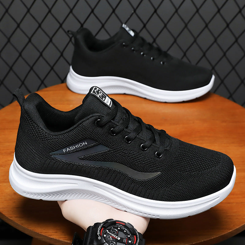 Lekkie sneakersy unisex z dzianinową cholewką i antypoślizgową podeszwą