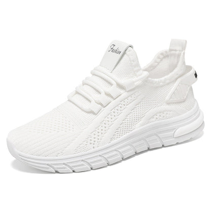 Uniseksowe Sneakersy Biegowe Z Dzianiny Z Falowaną Podeszwą