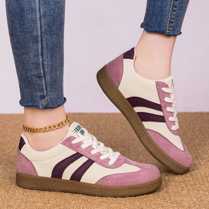 Sneakersy męskie z profilowaną podeszwą gumową