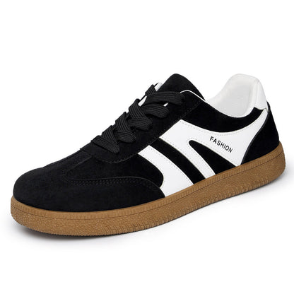 Kobiety Sneakersy Retro Zamszowe Z Profilowaną Podeszwą Gumową