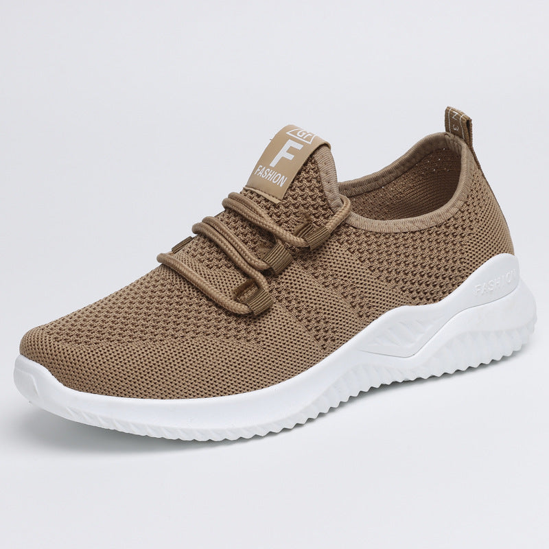 Zbliżenie na wsuwaną konstrukcję lekkich sneakersów uniseksowych